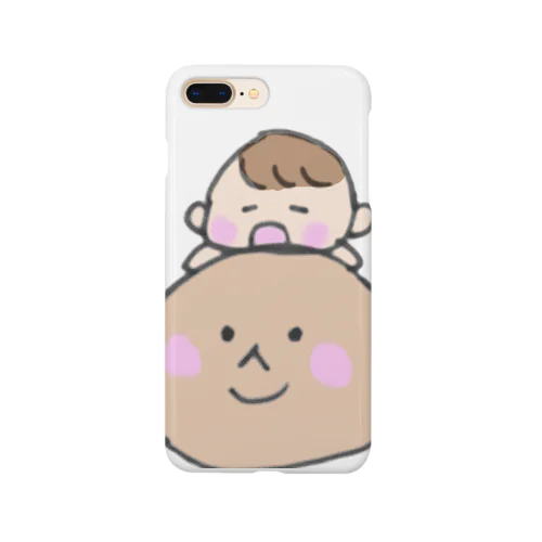 日焼けアザラシと赤ちゃん Smartphone Case