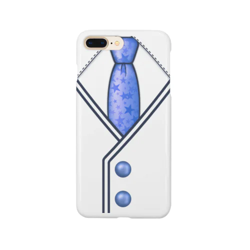 星のネクタイ(ブルー) Smartphone Case