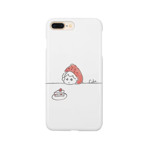 ケーキを見るいちご Smartphone Case