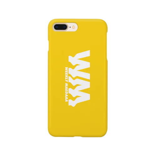 iPhoneのカバー（Yellow） スマホケース