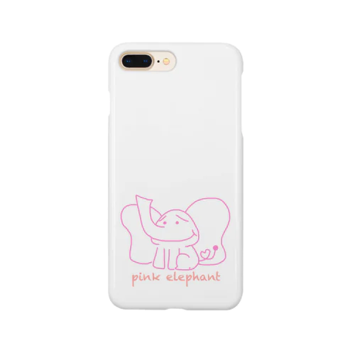 pink elephant スマホケース