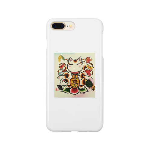 開運縁起物招き猫 Smartphone Case