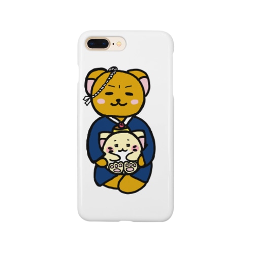 ぷりにゃんwithくま師匠 Smartphone Case