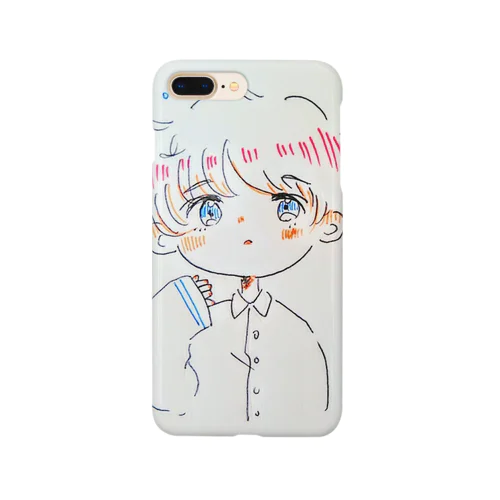 眠たい男の子 Smartphone Case