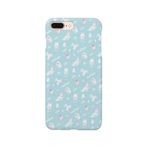 melloth×pattern_mint スマホケース