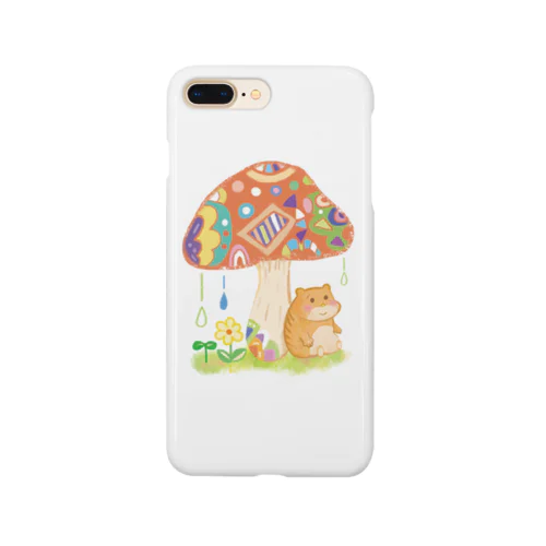 ハムちゃんの雨やどり Smartphone Case