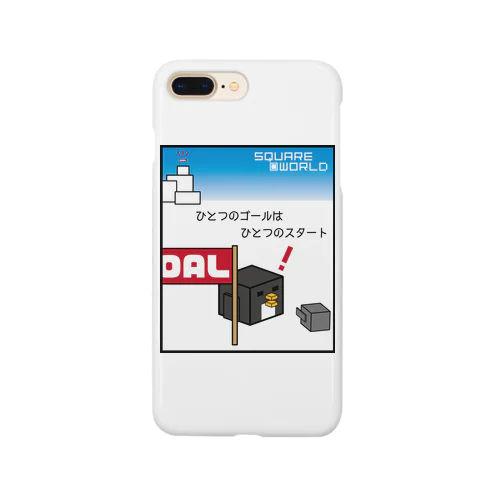 スクエアワールド　ペンギン　ひとつの～ Smartphone Case
