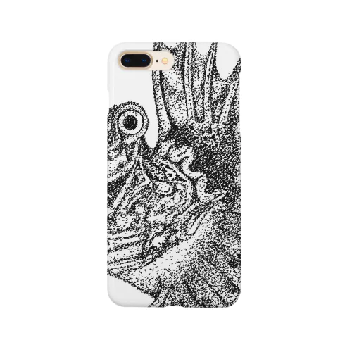 オコゼ点描画 Smartphone Case