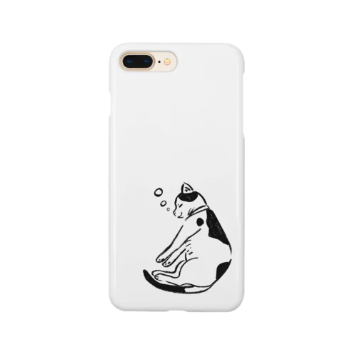 I love sleeping!両手をのびーっと伸ばすにゃんこ Smartphone Case