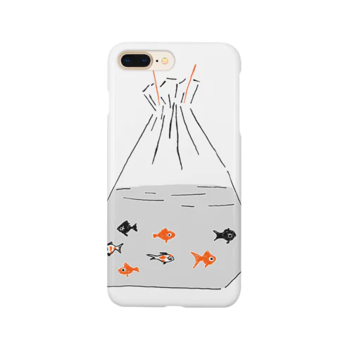 祭りデザイン「金魚すくい」 Smartphone Case