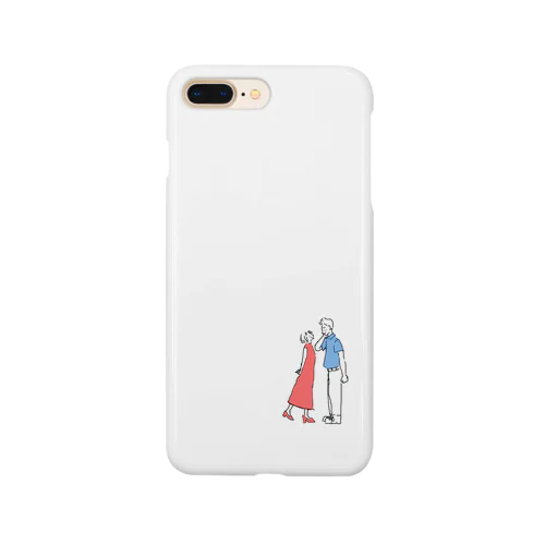 グイグイさんとテレテレくん。 Smartphone Case