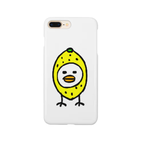 レモンを被った鳥(神妙な表情) Smartphone Case