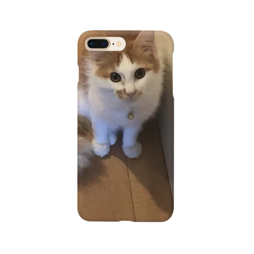 ある猫のワンショット スマホケース