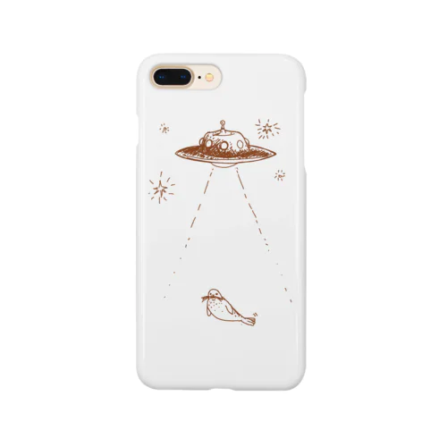 宇宙人にさらわれるアザラシ Smartphone Case