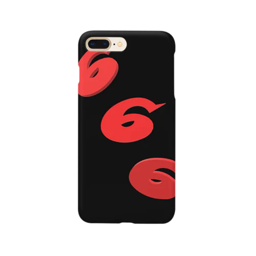 triple６red Smartphone Case