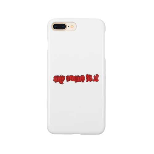 【Suzuri限定】MynameisK?ロゴiphoneケース Smartphone Case