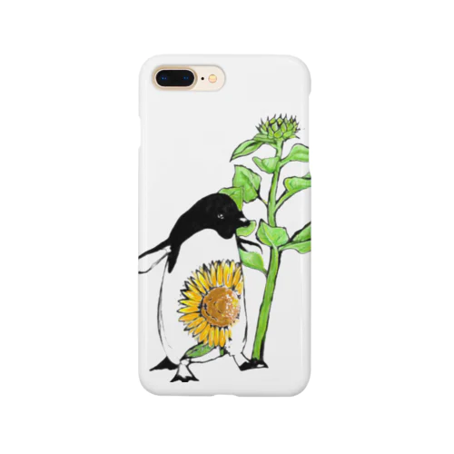 ペンギンとヒマワリ Smartphone Case