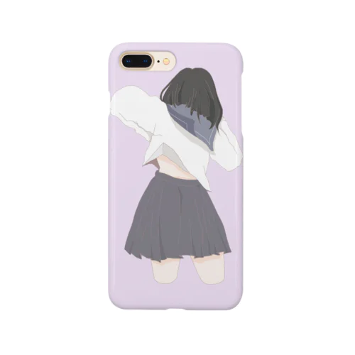 肩甲骨が痛い女の子 Smartphone Case