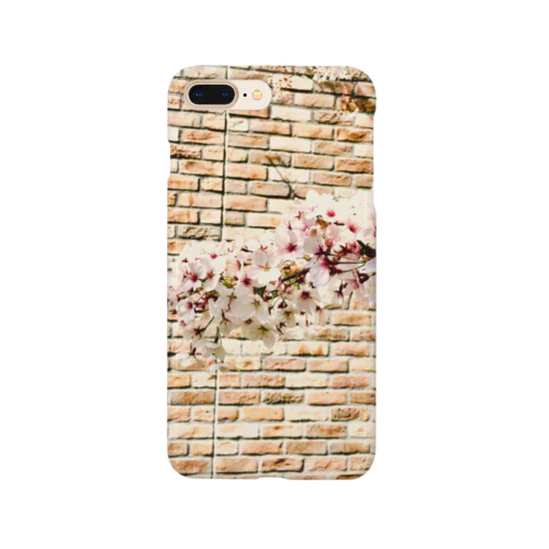 煉瓦と桜2 Smartphone Case
