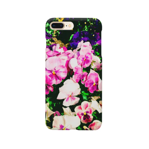 花壇の色とりどりの花々１ Smartphone Case