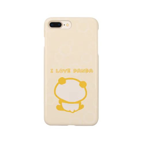 シャボン:ピンクベージュ(I LOVE PANDA) Smartphone Case