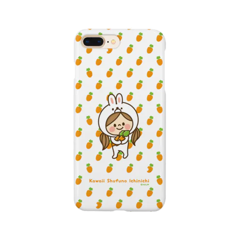 かわいい主婦の1日うさぎ（キャロット）  Smartphone Case