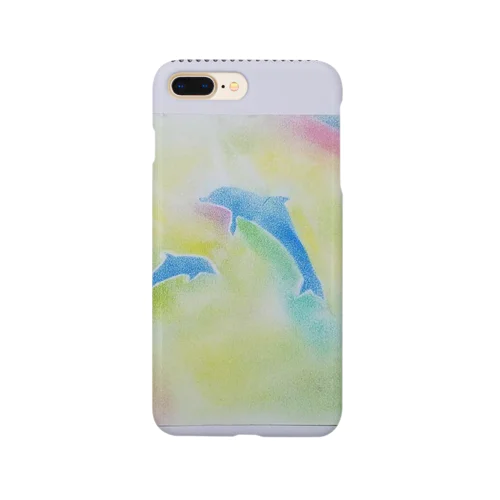 イルカの親子虹 Smartphone Case