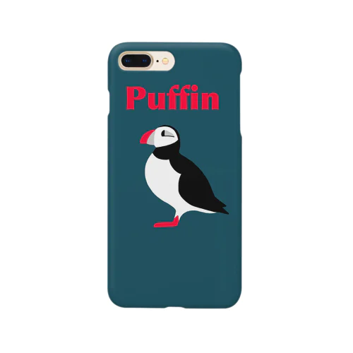 スマホケース  パフィン紺 Smartphone Case