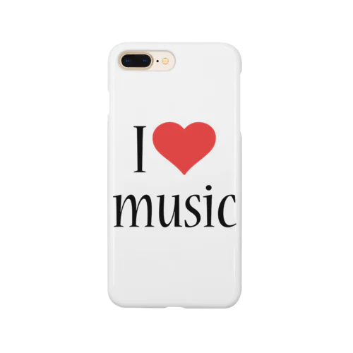 I Love music スマホケース