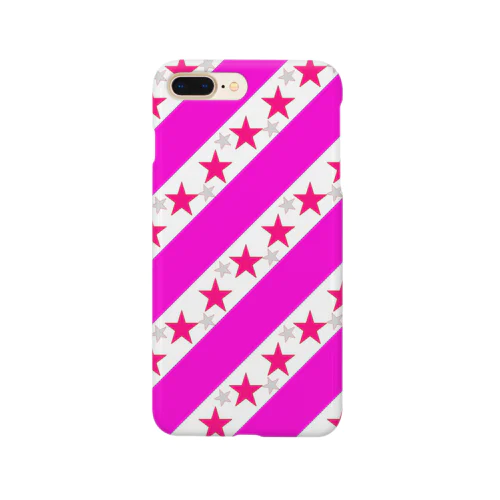 キュート☆ピンク☆ストライプ Smartphone Case