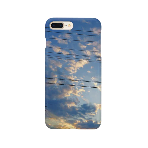 空と電線と Smartphone Case