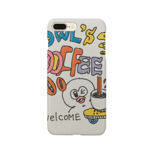 フクロウ コーヒースタンド Smartphone Case