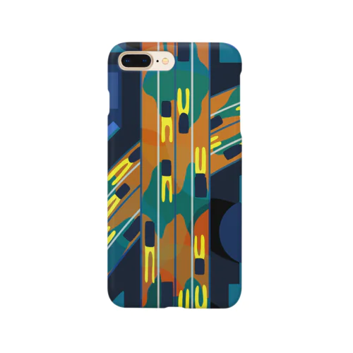 真夜中の高速道路 Smartphone Case