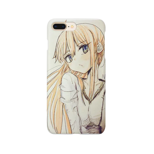 オレンジな女の子 Smartphone Case