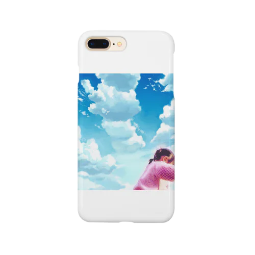 小さな女の子と青空 Smartphone Case