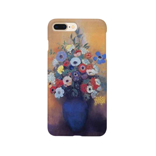 ルドン「青い花瓶のアネモネとリラ」 Smartphone Case