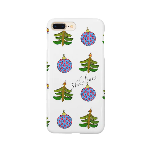 Christmas Ornaments (36kolours) グリーン Smartphone Case