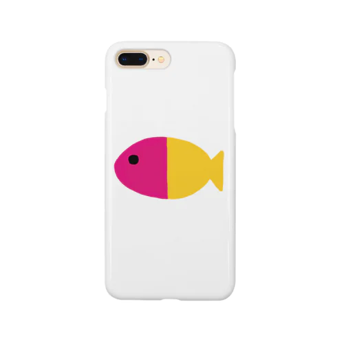 中崎町のバイカラードッティバック桃子 Smartphone Case