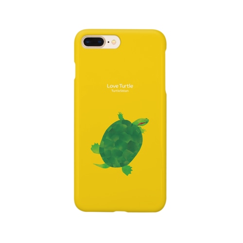Love Turtle Type B イエロー Smartphone Case