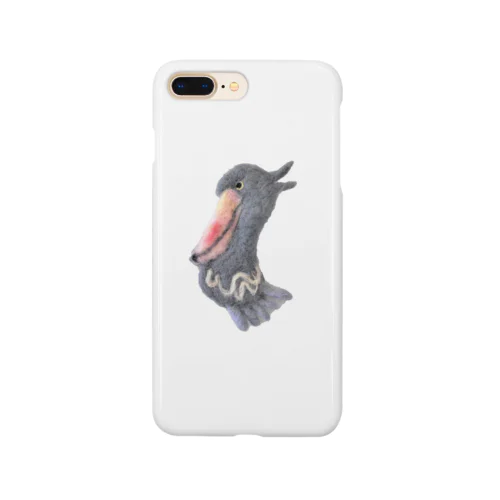 凛々しい横顔ハシビロコウ Smartphone Case