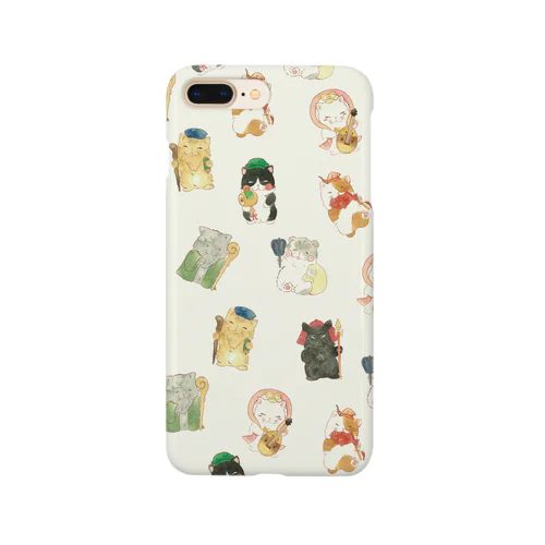 猫福神iPhoneケース Smartphone Case