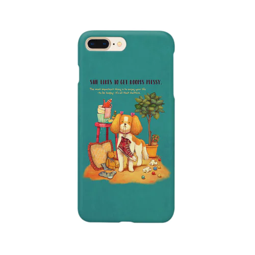 She likes to get rooms messy. Smartphone Case