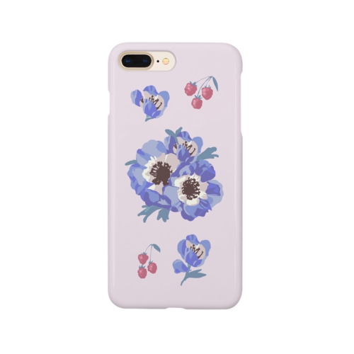 青いアネモネ Smartphone Case