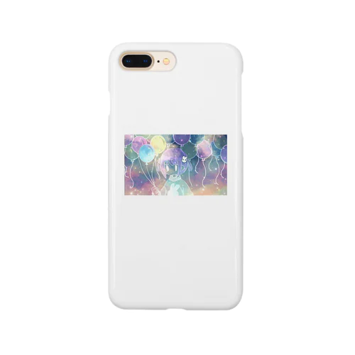 女の子と風船 Smartphone Case