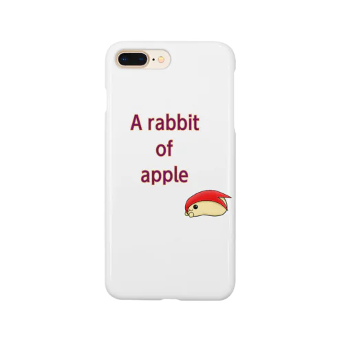 英字付き うさぎリンゴちゃん Smartphone Case