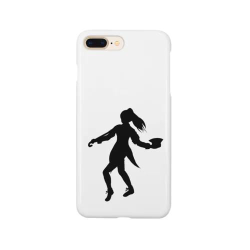 シンプル ジャズダンサーシルエット Smartphone Case