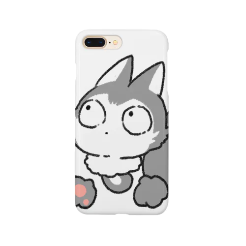 灰色キツネコ(見つける) Smartphone Case