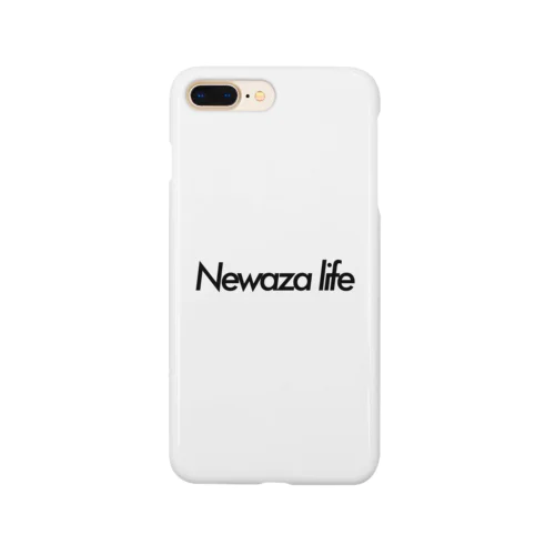 Newaza life白 スマホケース