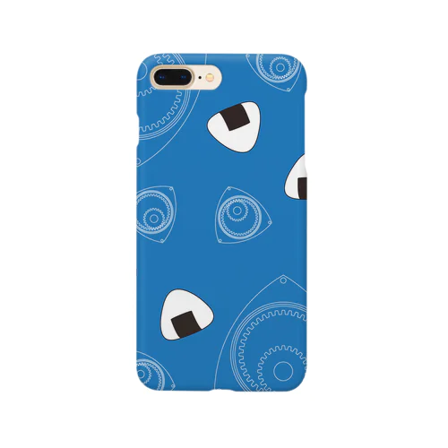 回れ焼きおにぎり　青色 Smartphone Case