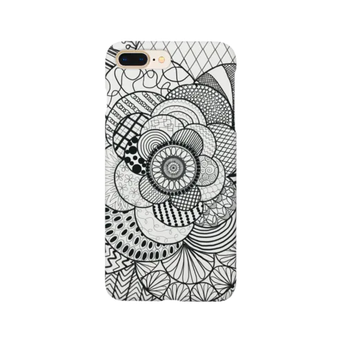 モノクロ〜flower〜 Smartphone Case